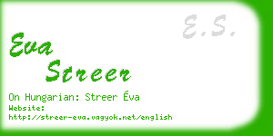 eva streer business card